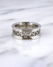 Vindue Ring - 14k White Gold or Silver - Made in Montreal